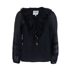 Dream Catcher Women Black T-Shirt With Round Neck